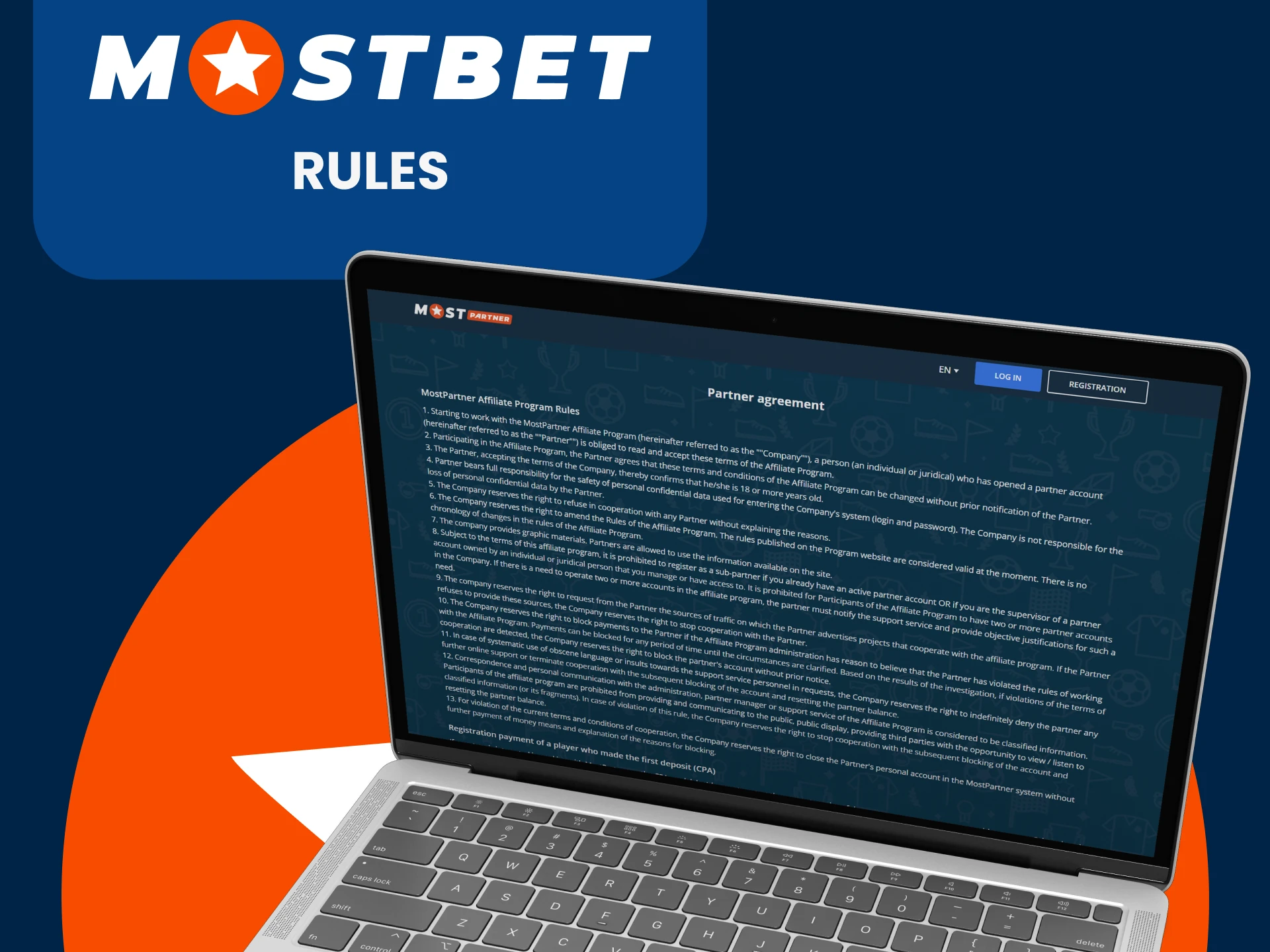 Study the rules of the Mostbet affiliate program.