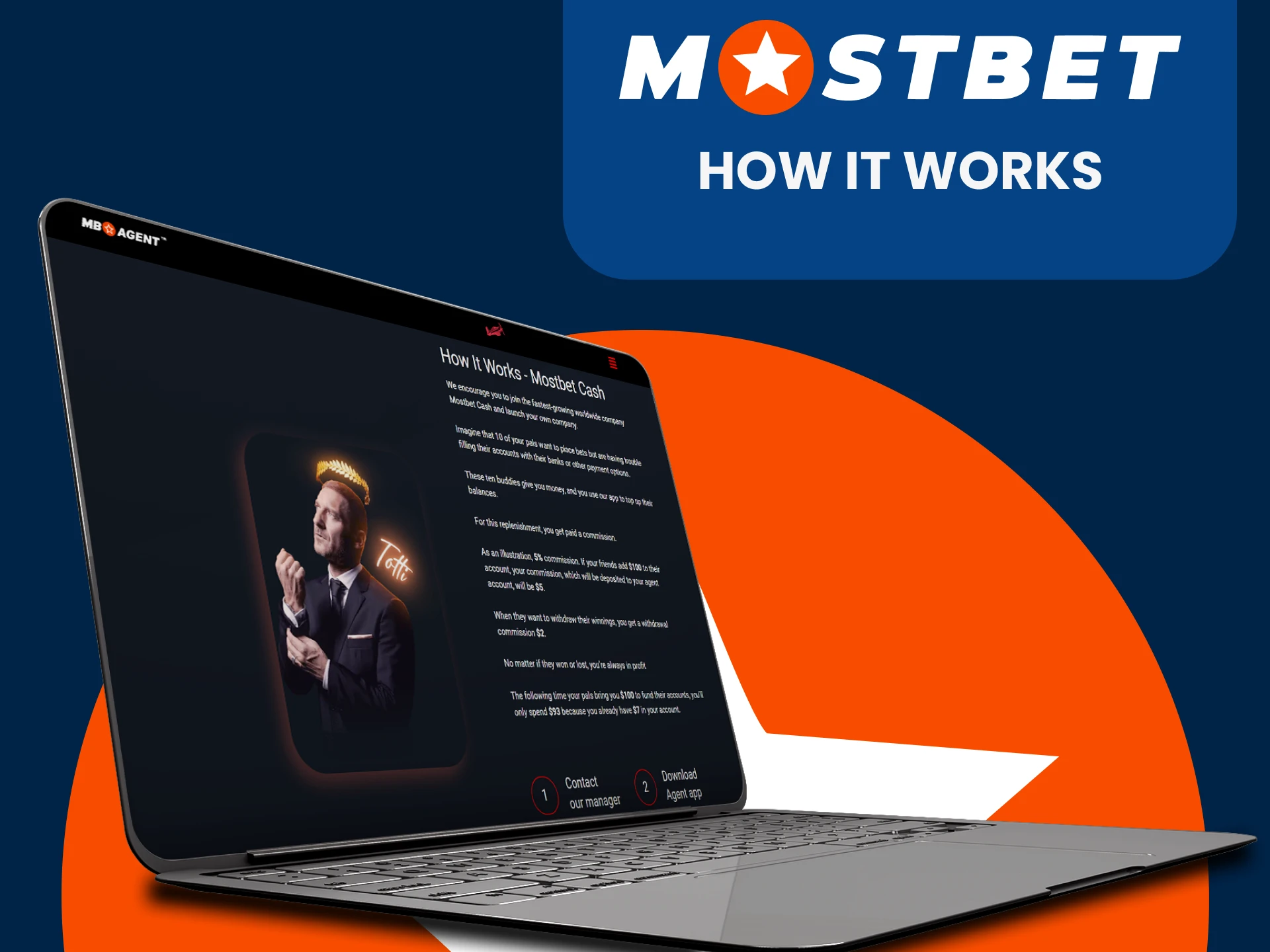 We will tell you how the Mostbet cash agent program works.