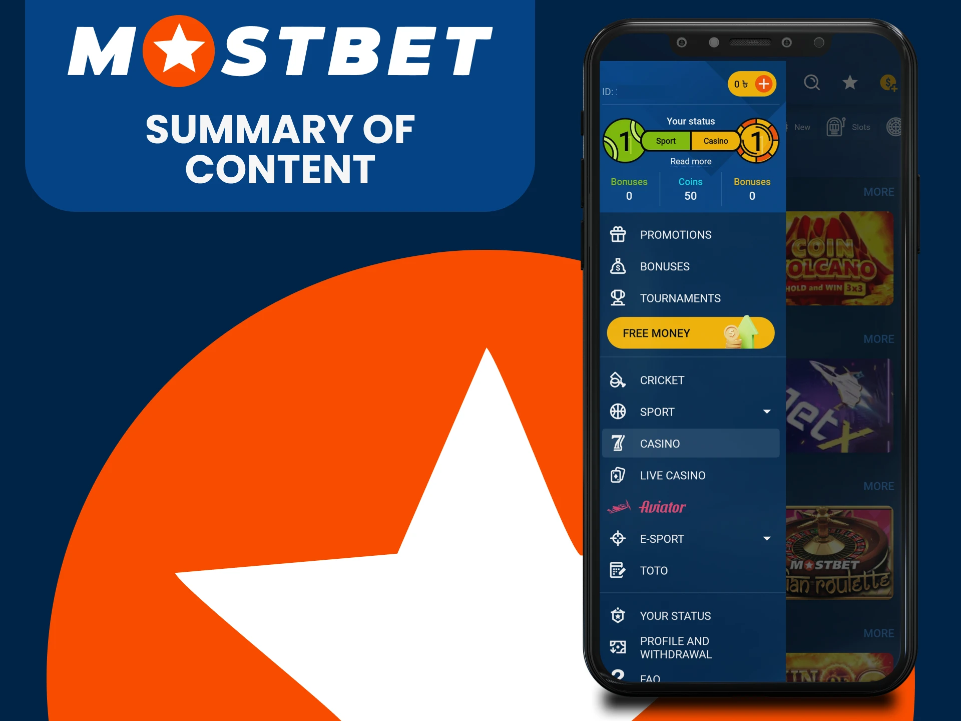 Mostbet offers unique content to users.