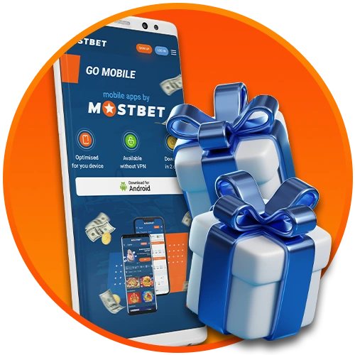 Install the Mostbet app and get free spins.