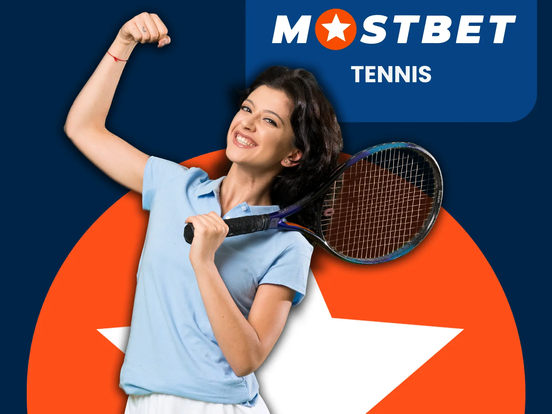 Place bets on tennis with Mostbet.