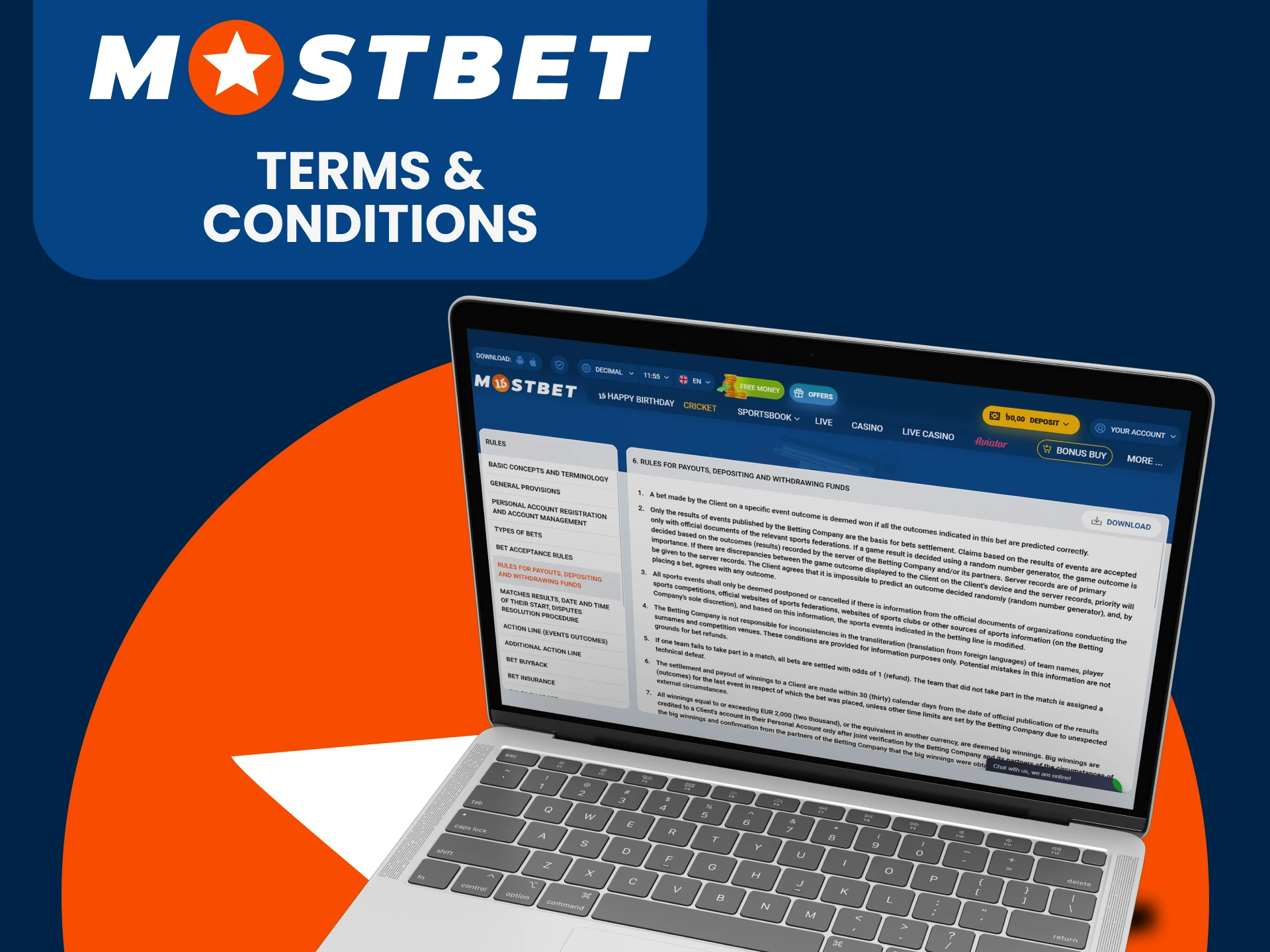 Learn the transaction rules on Mostbet.