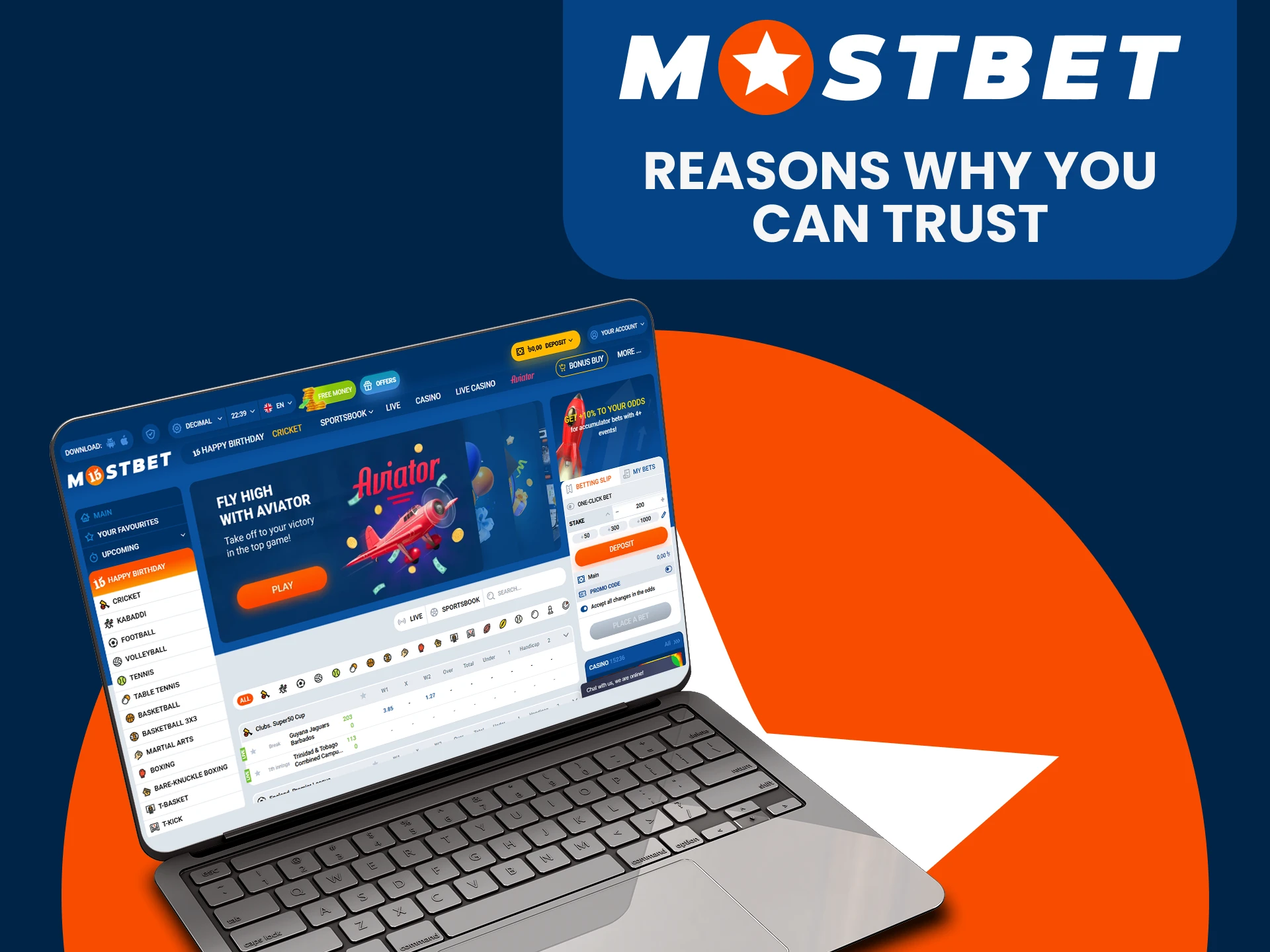 We will tell you why you should choose Mostbet.