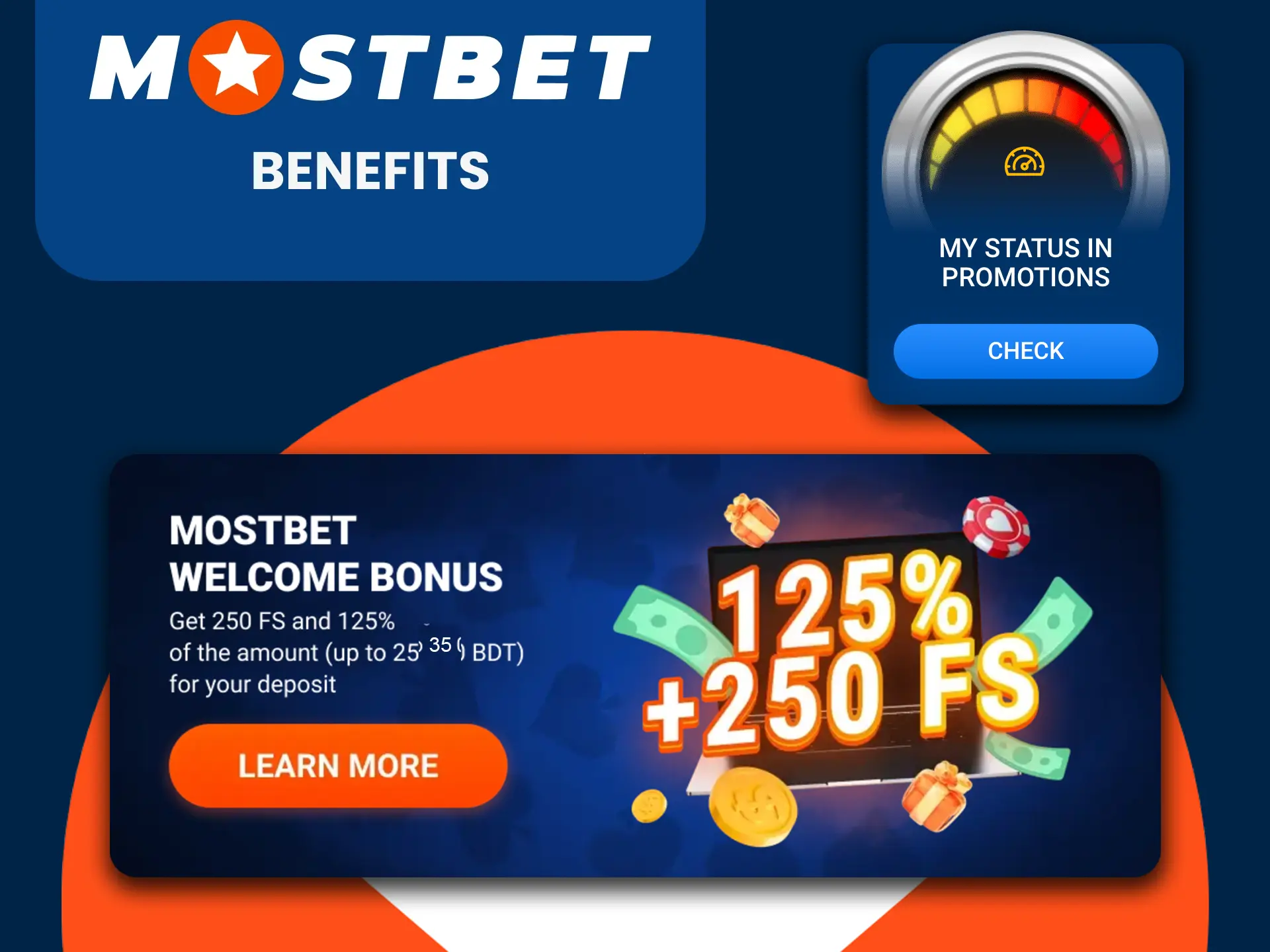 We will tell you about the advantages of the Mostbet website.