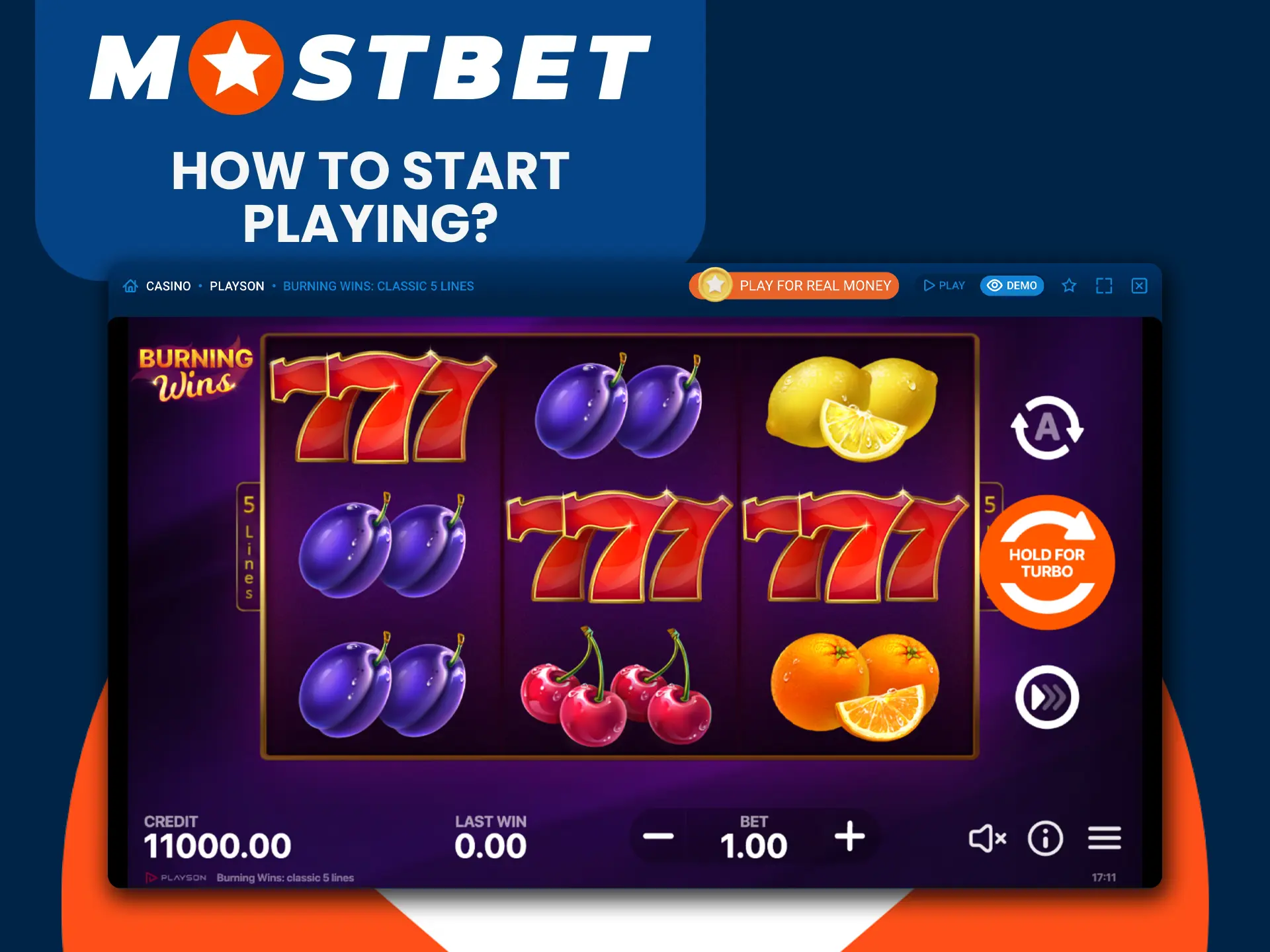 Go to the casino section for games on Mostbet.