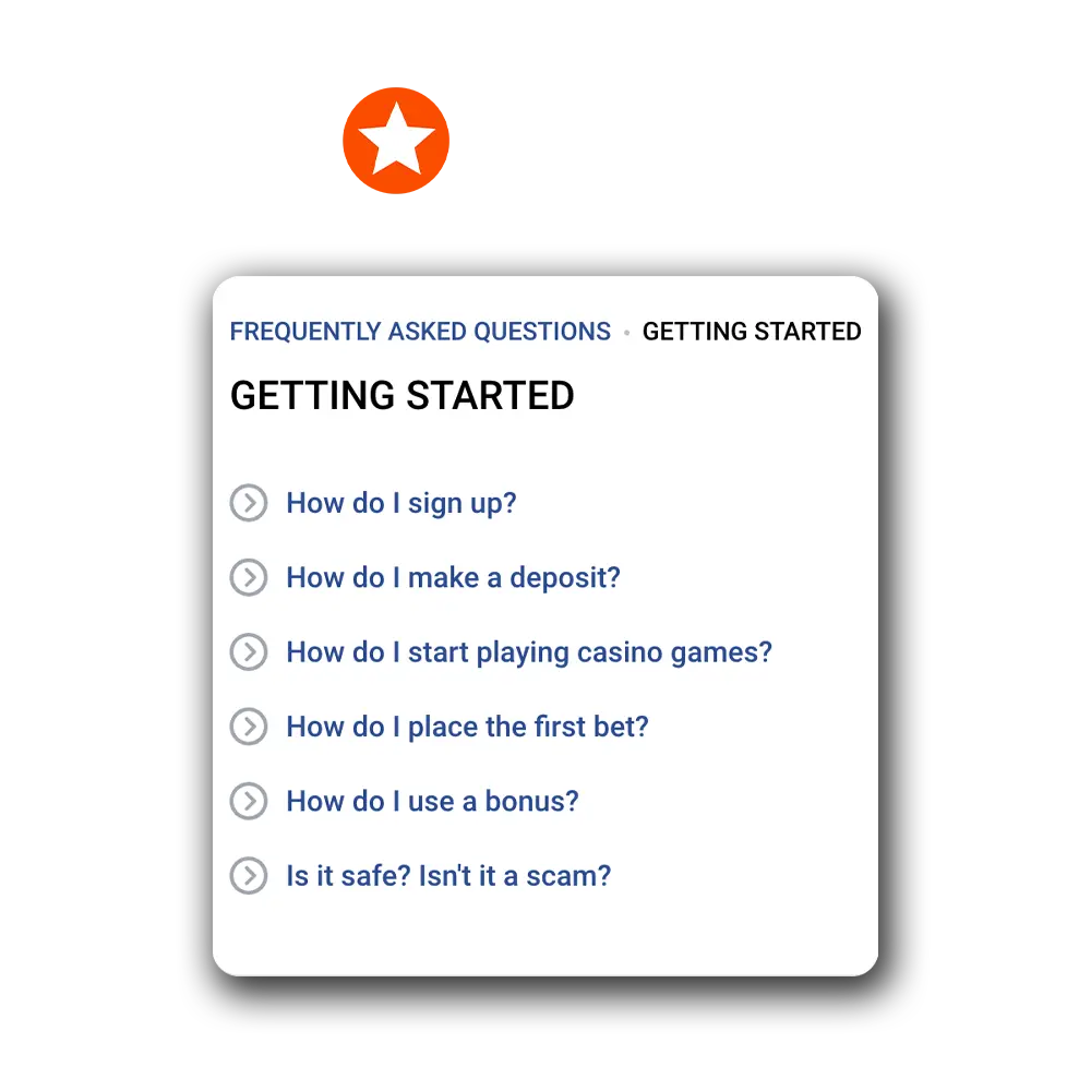 Visit the FAQ section from Mostbet.