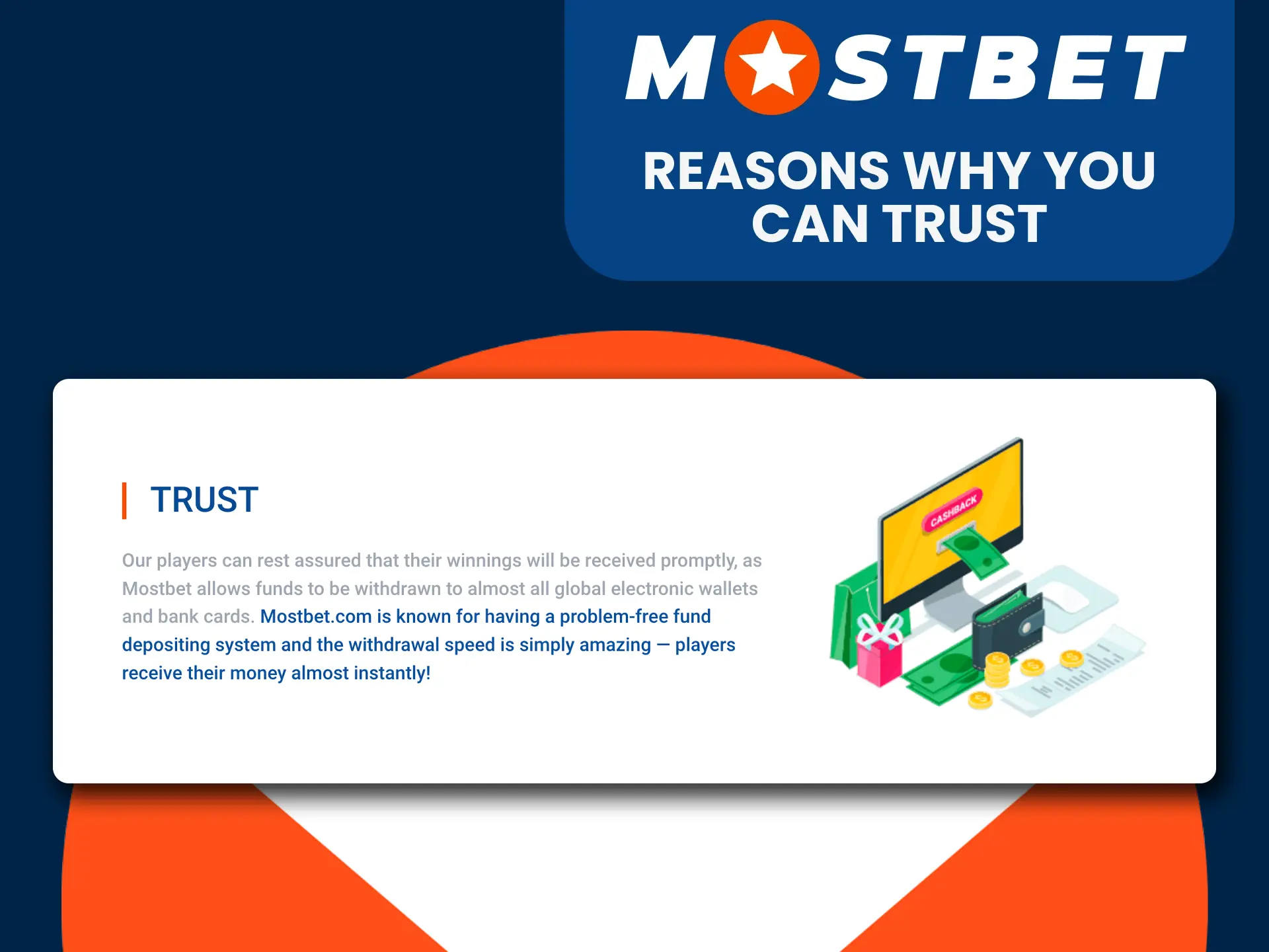 We will tell you why you should choose Mostbet.