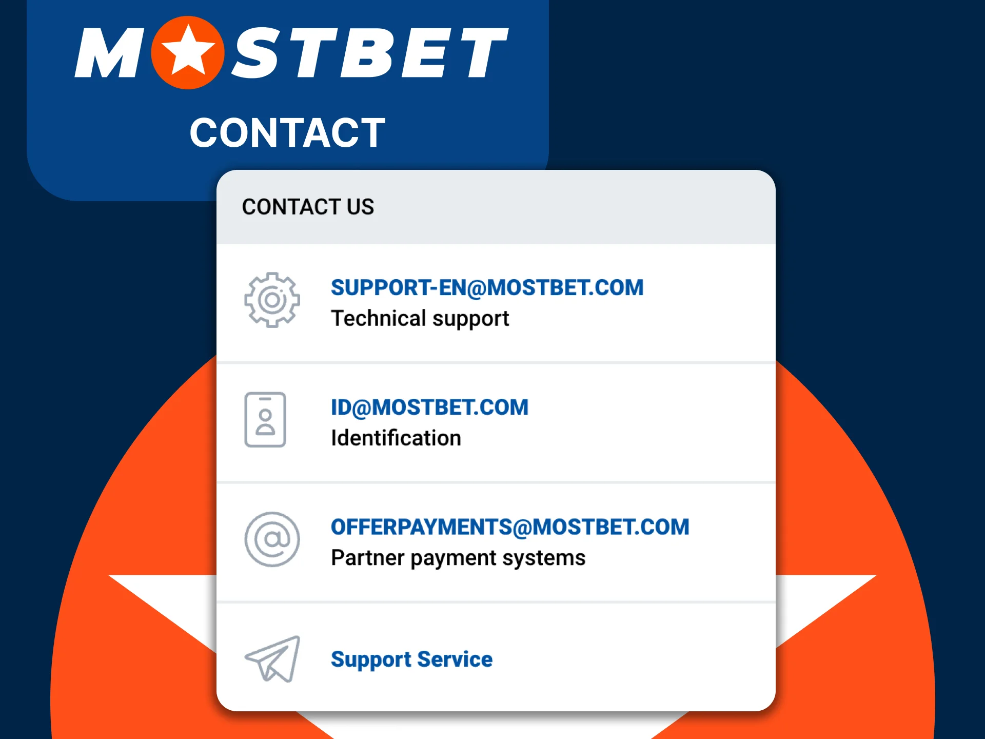 Contact Mostbet support anytime and get fast help.