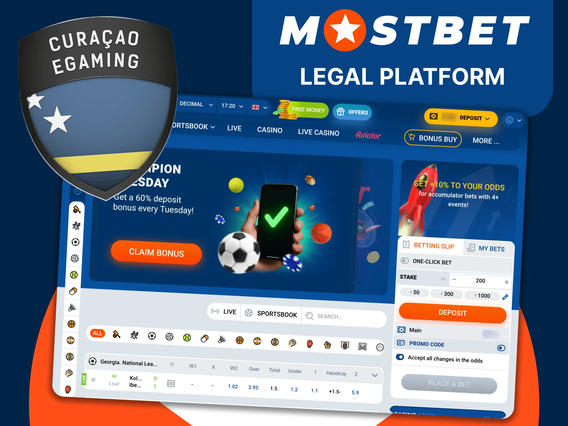 Play safely at Mostbet and enjoy a fully licensed platform.