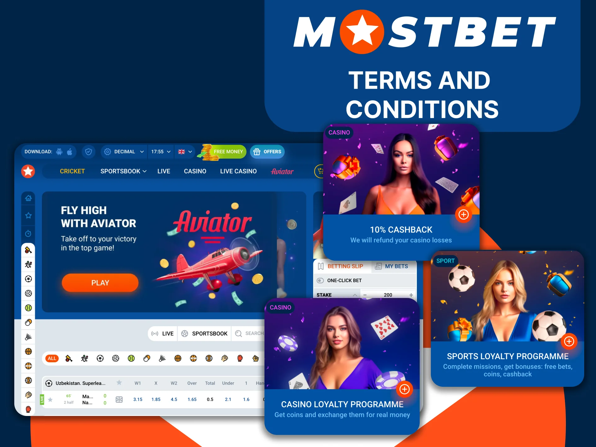 Read the Mostbet terms and use your bonuses correctly.