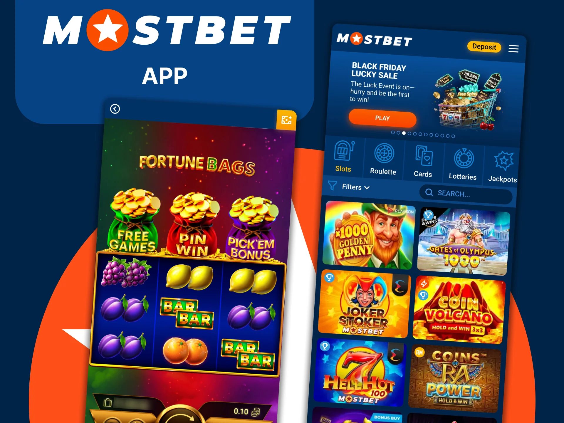Play Mostbet slots on the mobile app and enjoy fast access to all games.