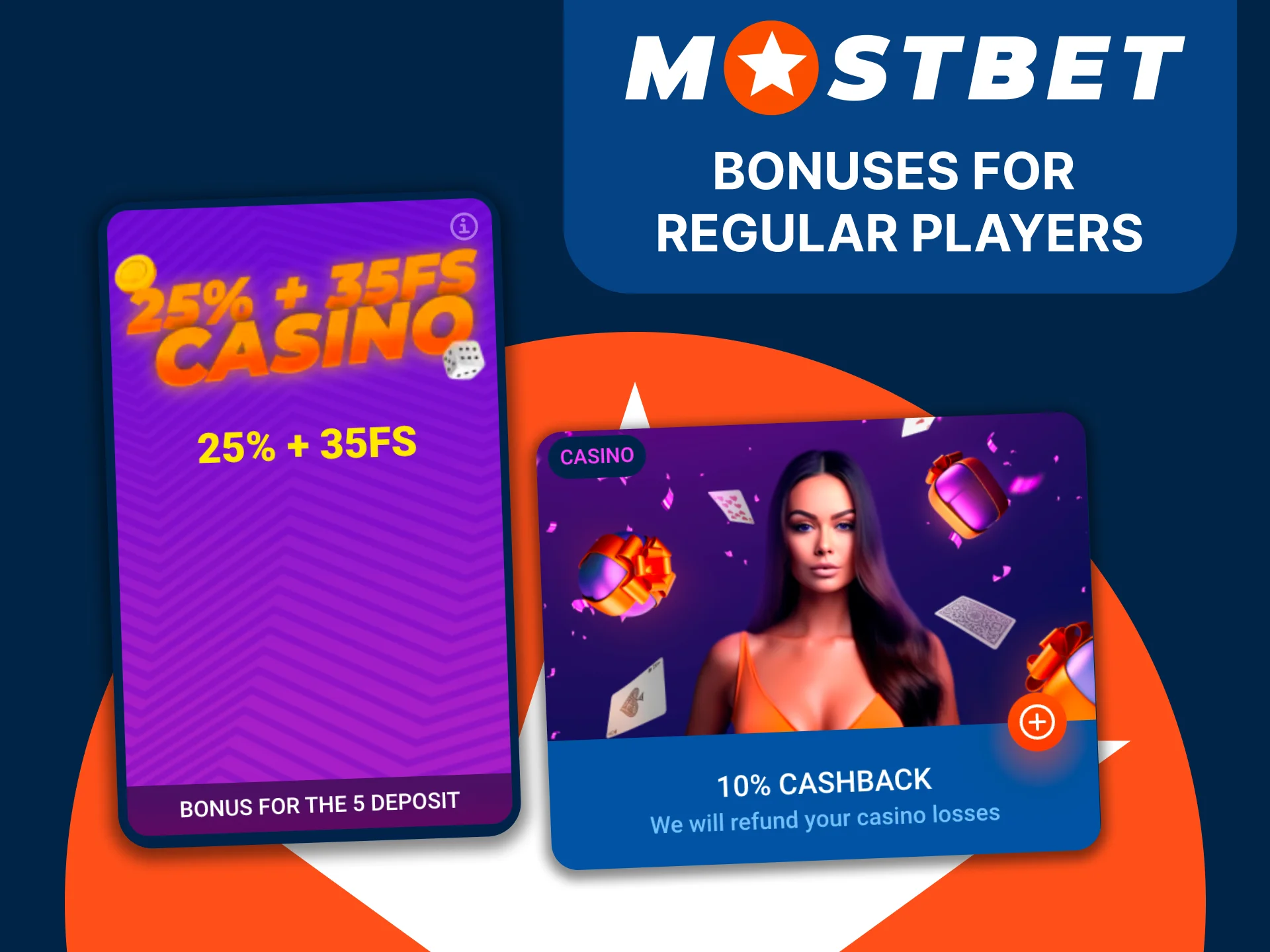 Claim extra rewards on your deposits at Mostbet as a regular player.