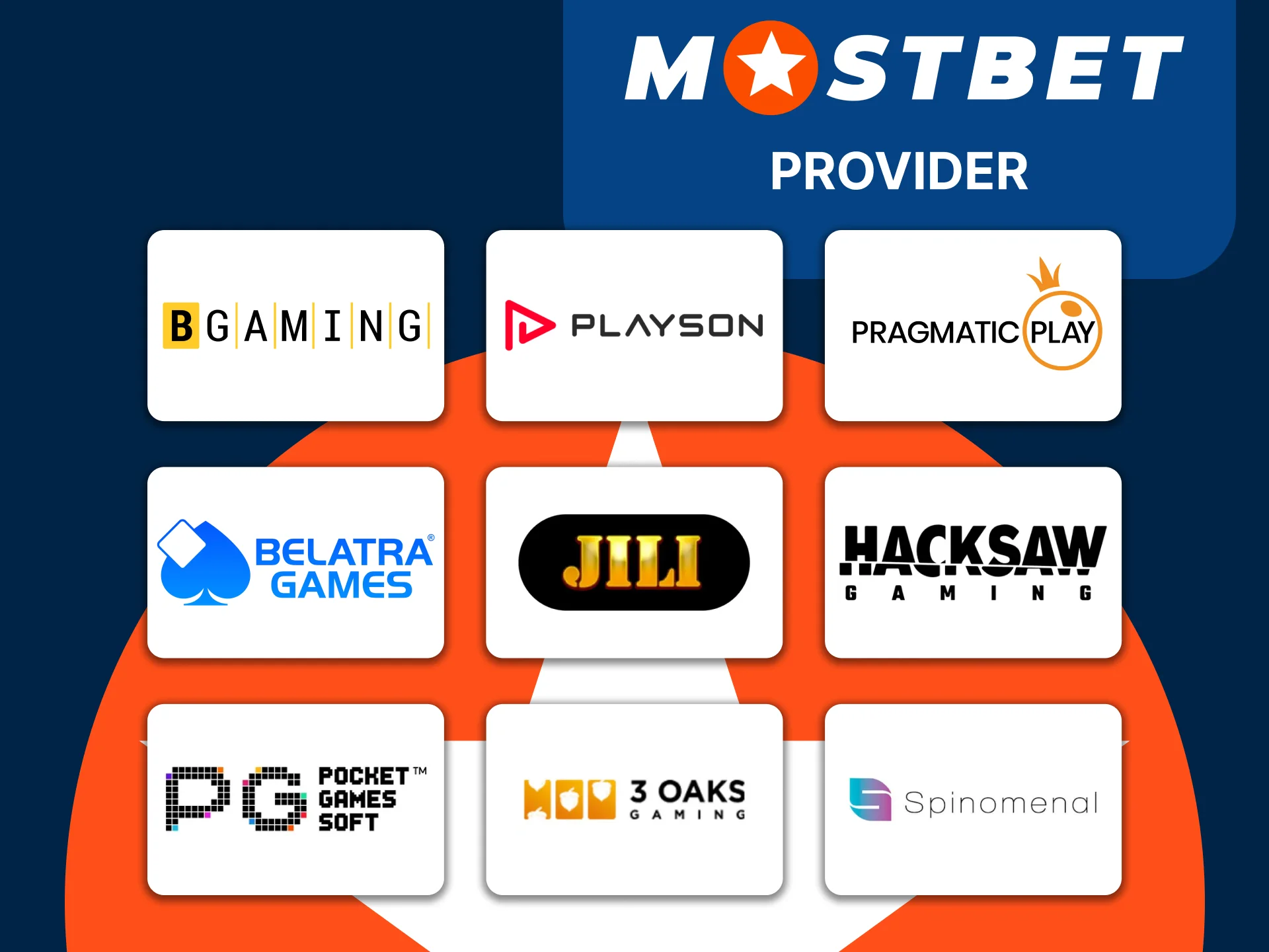 Enjoy a wide choice of games on Mostbet from top providers.