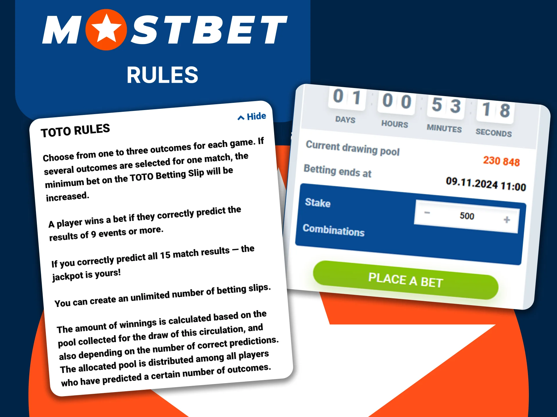 Play Mostbet TOTO and follow simple rules to win prizes fairly.