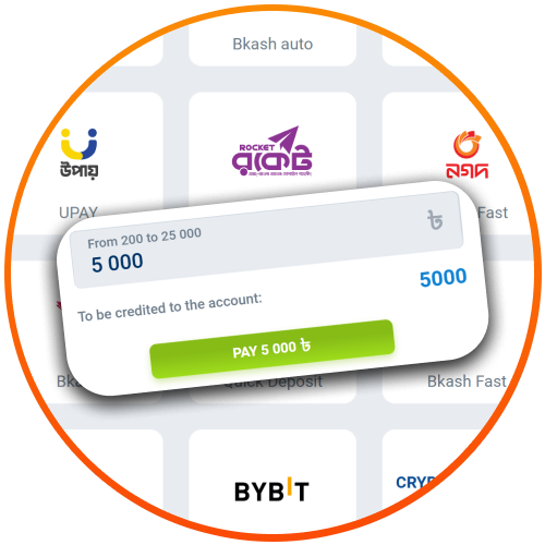 Choose from a wide variety of secure and fast payment methods available at Mostbet.